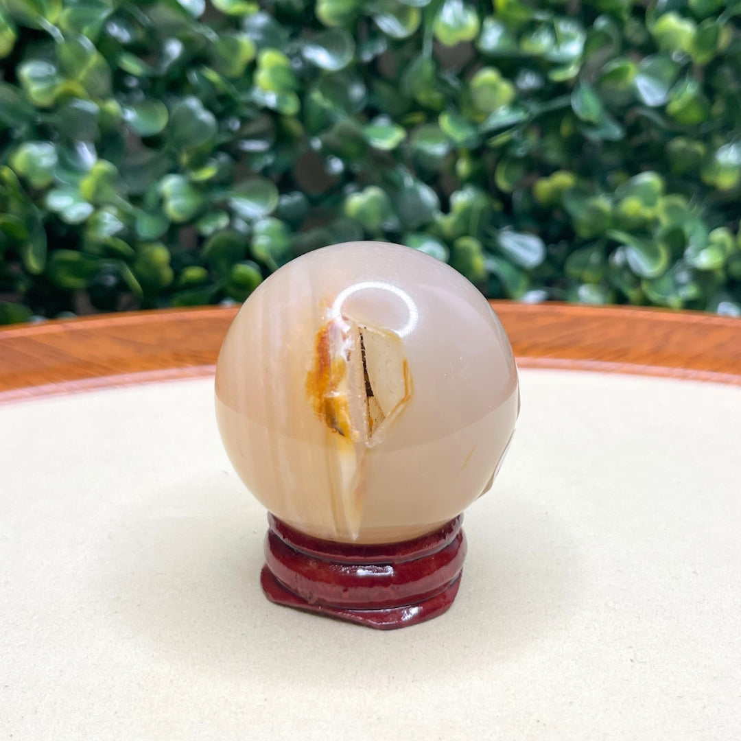 Sphère Agate Fleur #22