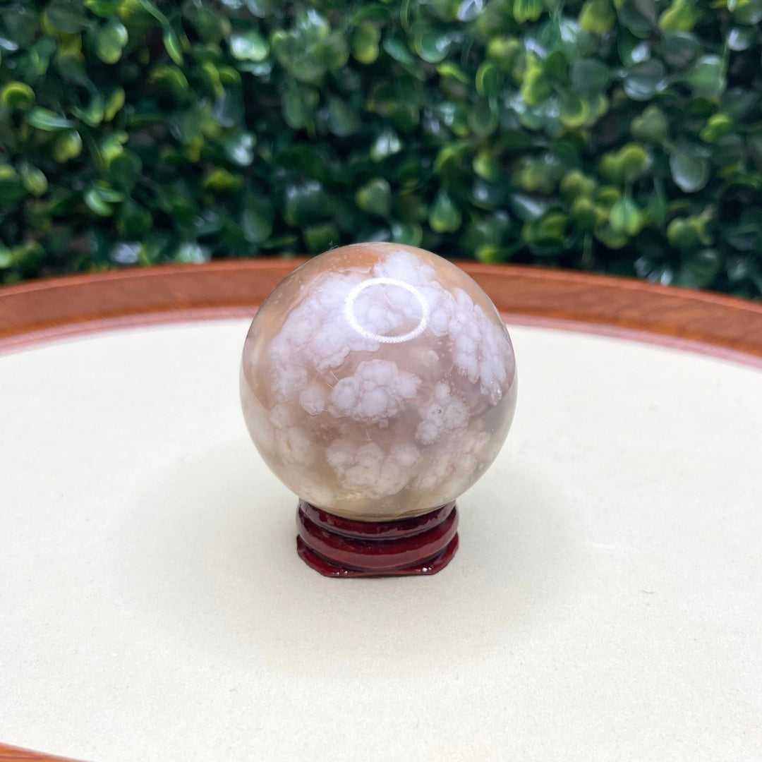 Sphère Agate Fleur #27