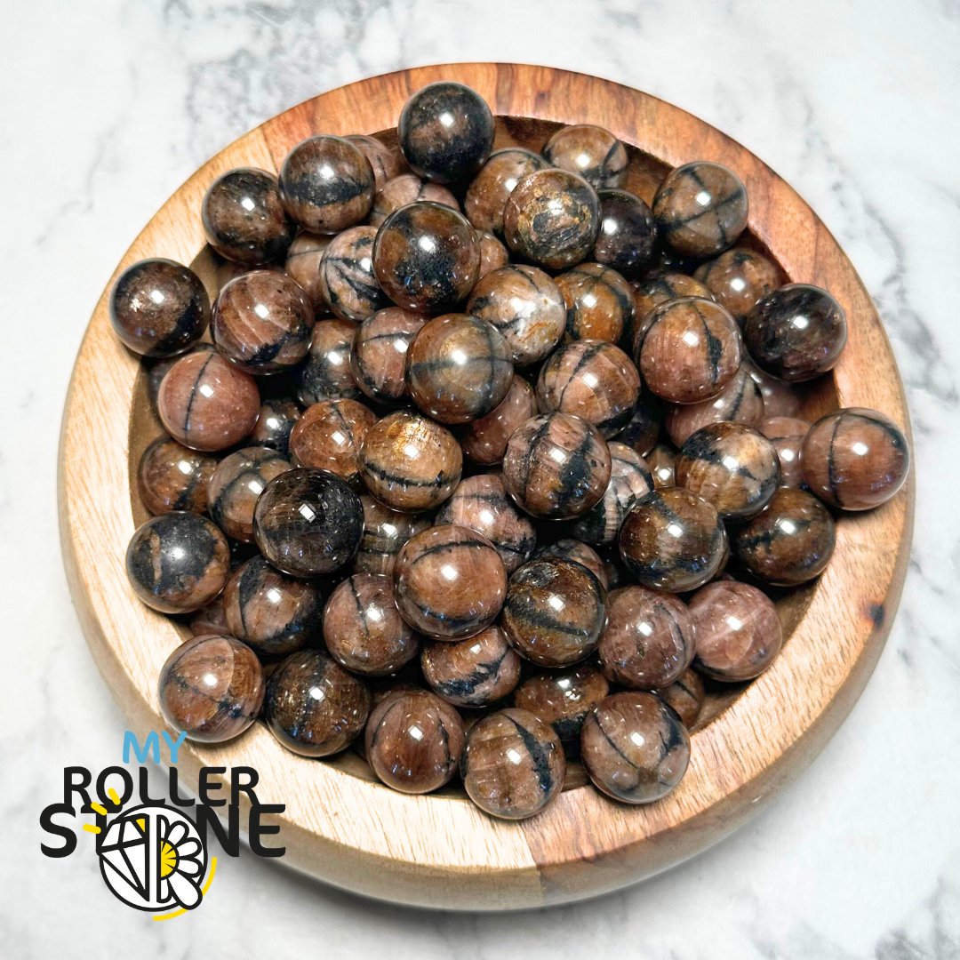 Sphère Chiastolite - Pierres et fossiles