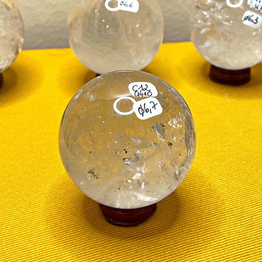 Sphère Cristal de roche #12 - Pierres et fossiles