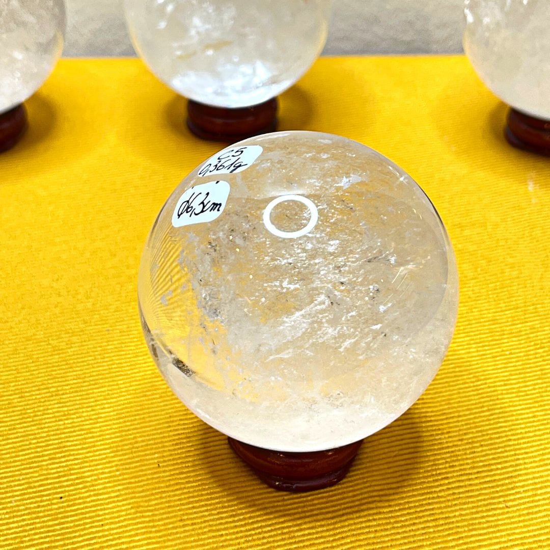 Sphère Cristal de roche #5 - Pierres et fossiles