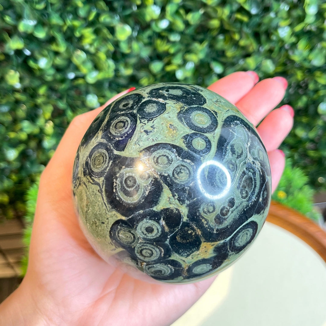 Sphère Jaspe Kambaba #8