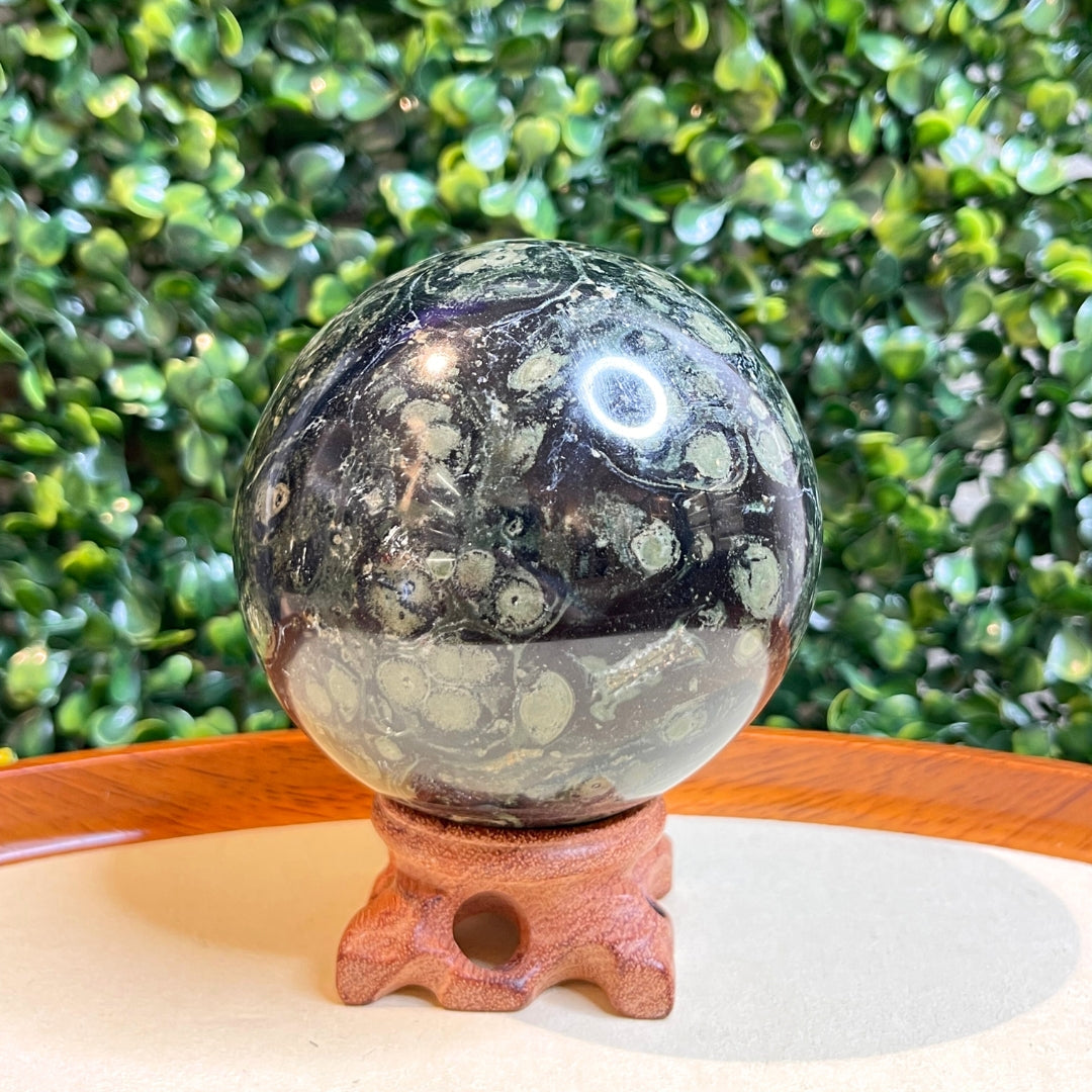 Sphère Jaspe Kambaba #9