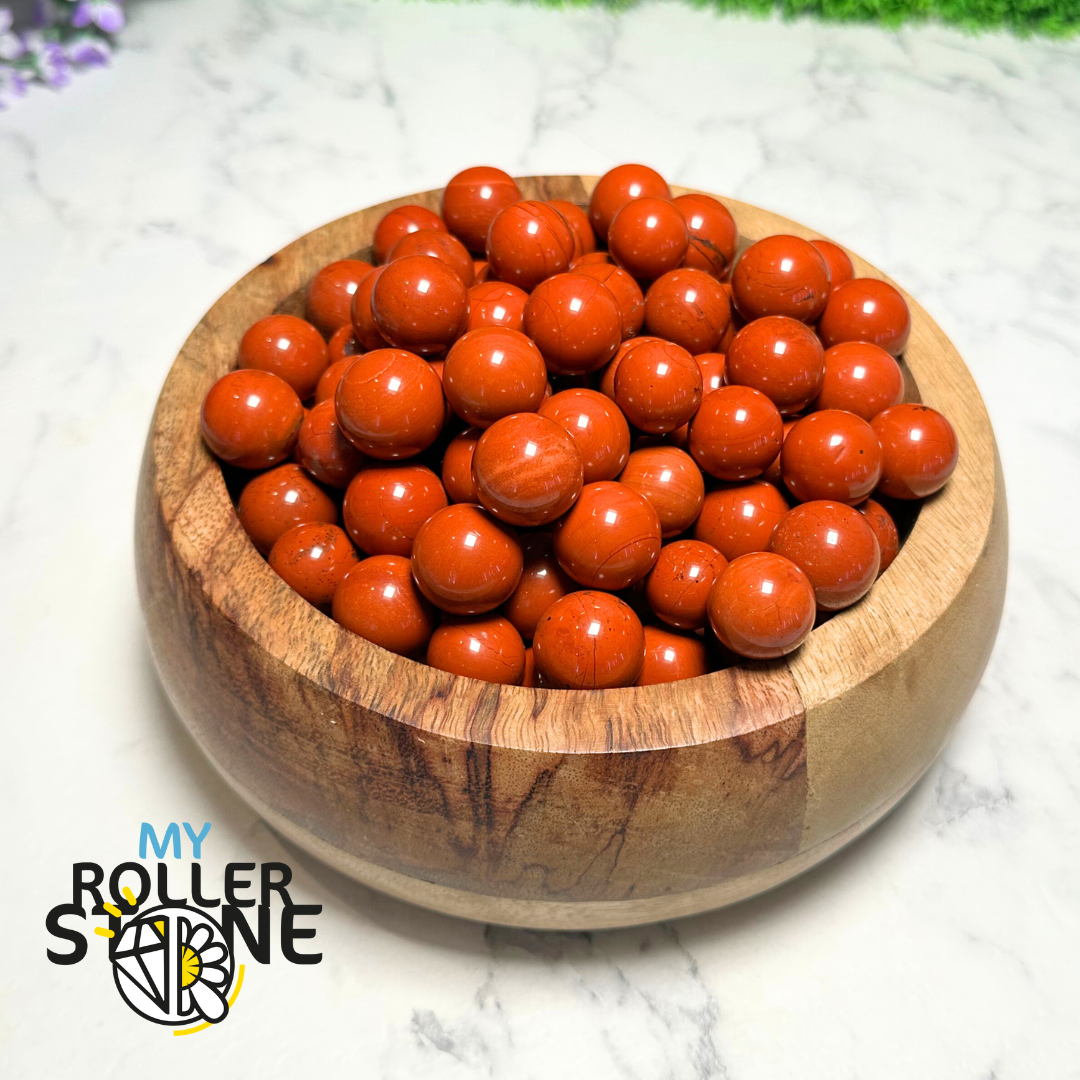 Sphère Jaspe rouge - Pierres et fossiles