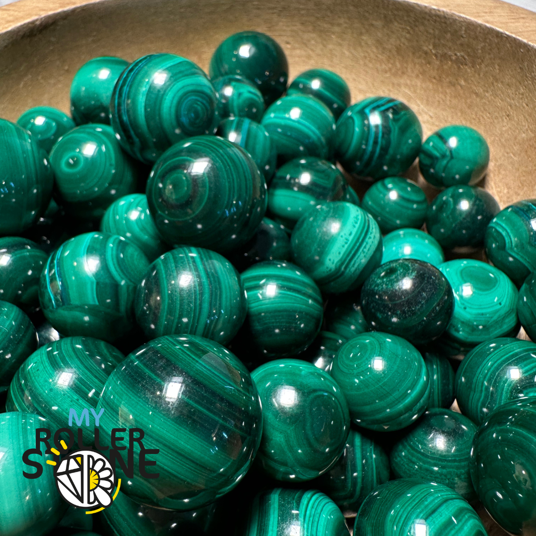 Sphère Malachite 5A - Pierres et fossiles