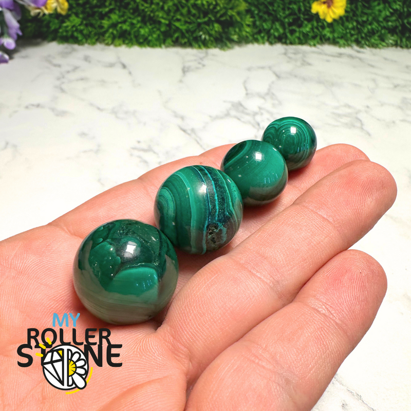 Sphère Malachite 5A - Pierres et fossiles
