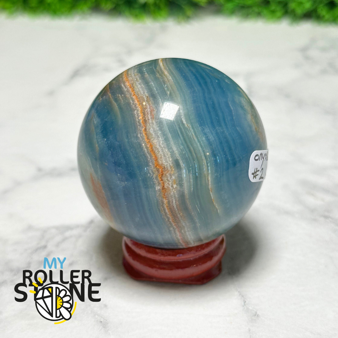 Sphère Onyx Bleu