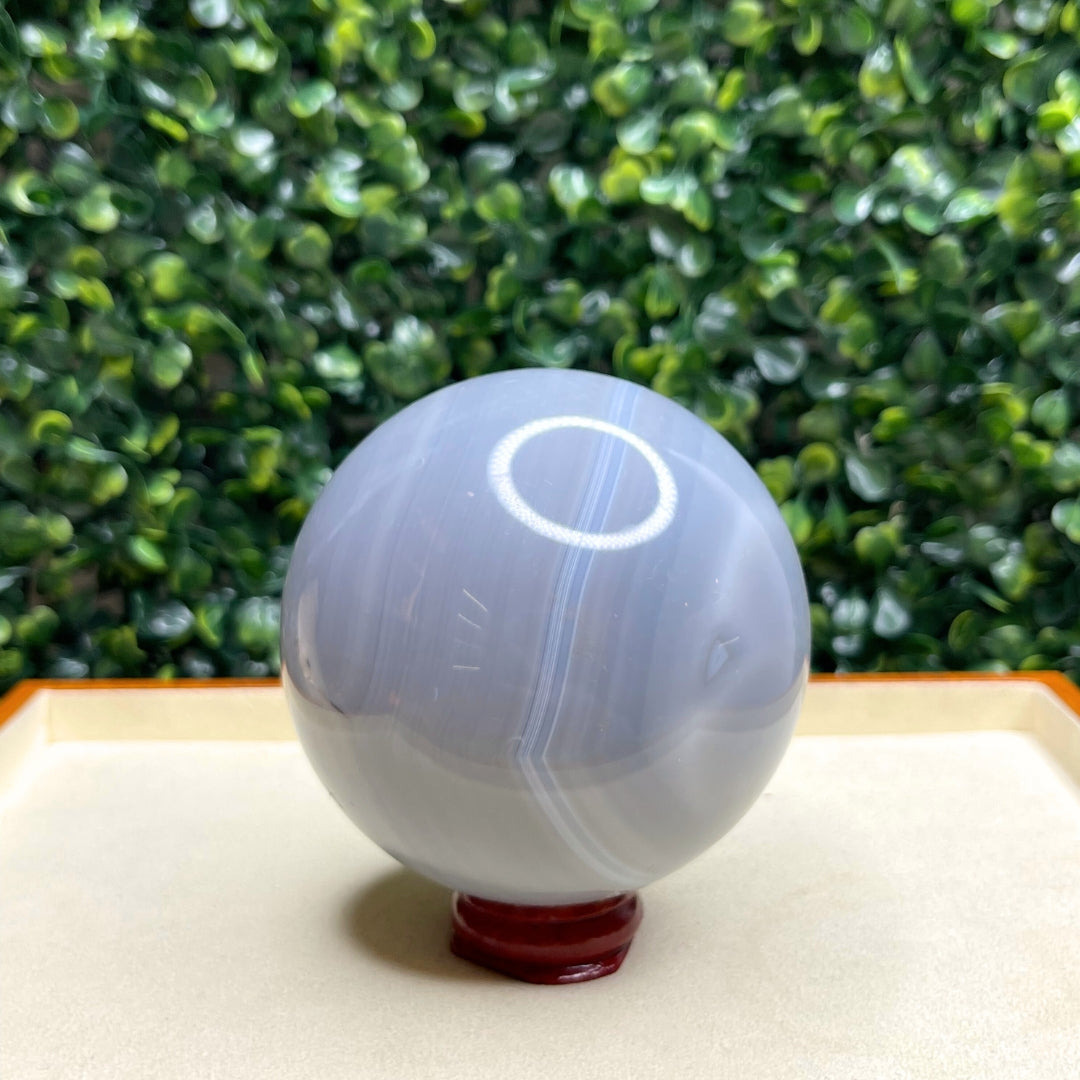 Sphère Pierre Agate Grise #1