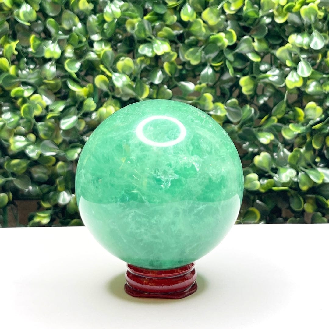 Sphère Pierre Fluorite Verte #4