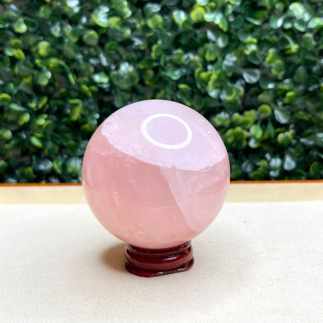 Sphère Pierre Quartz Rose N°4