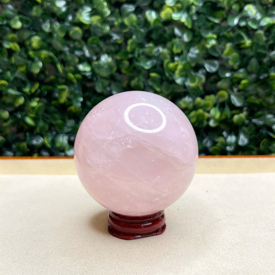 Sphère Pierre Quartz Rose N°1