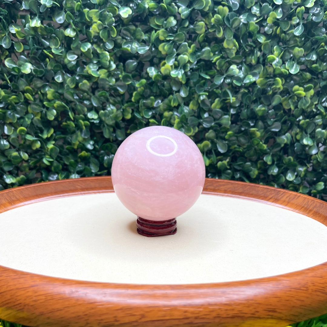Sphère Pierre Quartz Rose - Pierres et fossiles