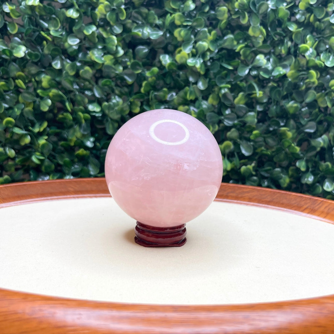 Sphère Pierre Quartz Rose N°7