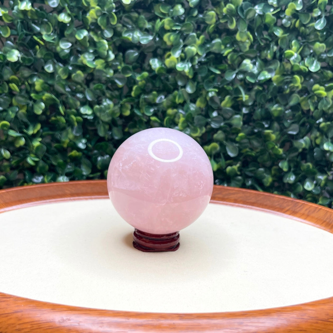 Sphère Pierre Quartz Rose n°8