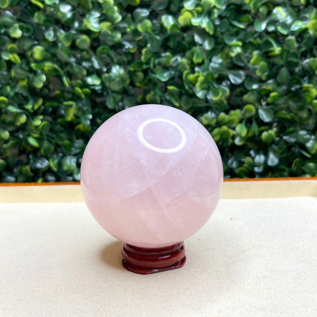 Sphère Pierre Quartz Rose N°1