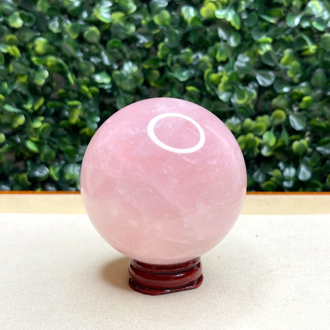 Sphère Pierre Quartz Rose N°3