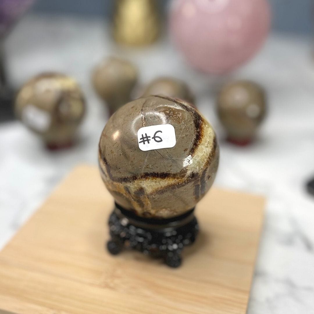 Sphère Septaria 6 - Pierres et fossiles