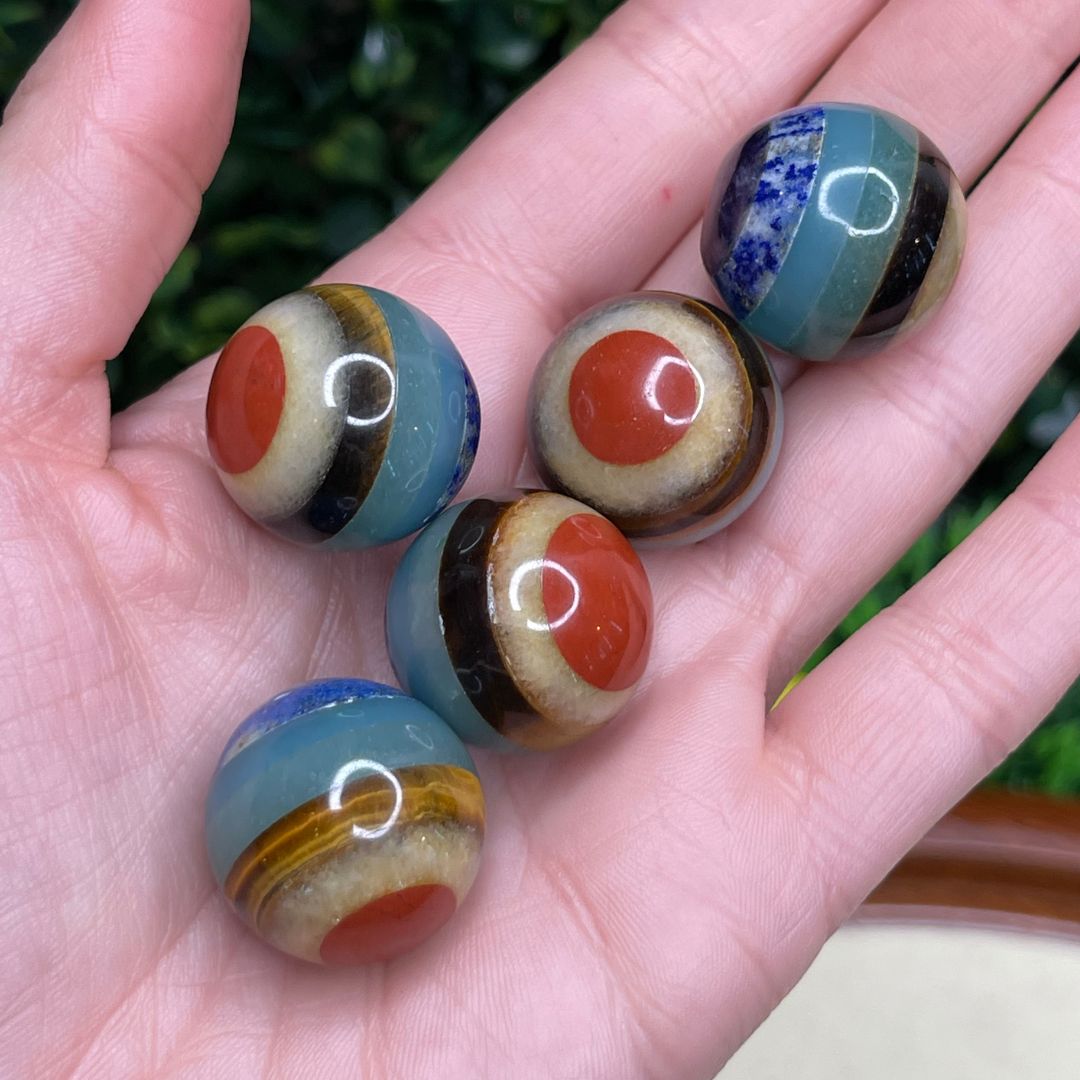 Sphères 7 chakras - Breloques et pendentifs