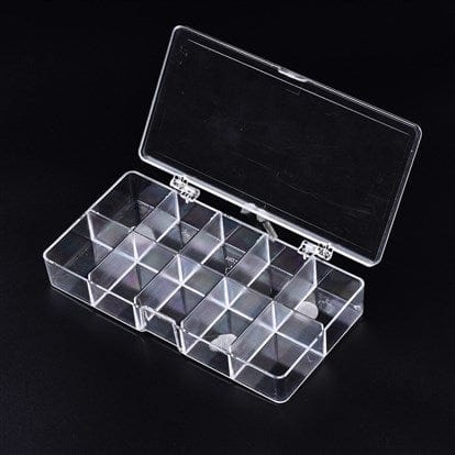 Stockage de perles 10 compartiments - Rangements pour loisirs créatifs