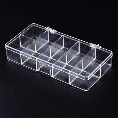 Stockage de perles 10 compartiments - Rangements pour loisirs créatifs