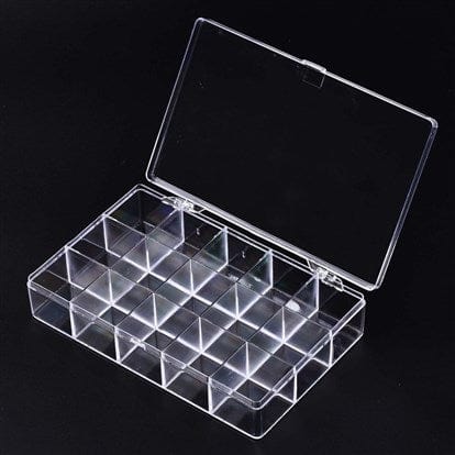 Stockage de perles 15 compartiments - Rangements pour loisirs créatifs