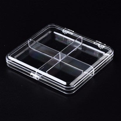 Stockage de perles 4 compartiments - Rangements pour loisirs créatifs