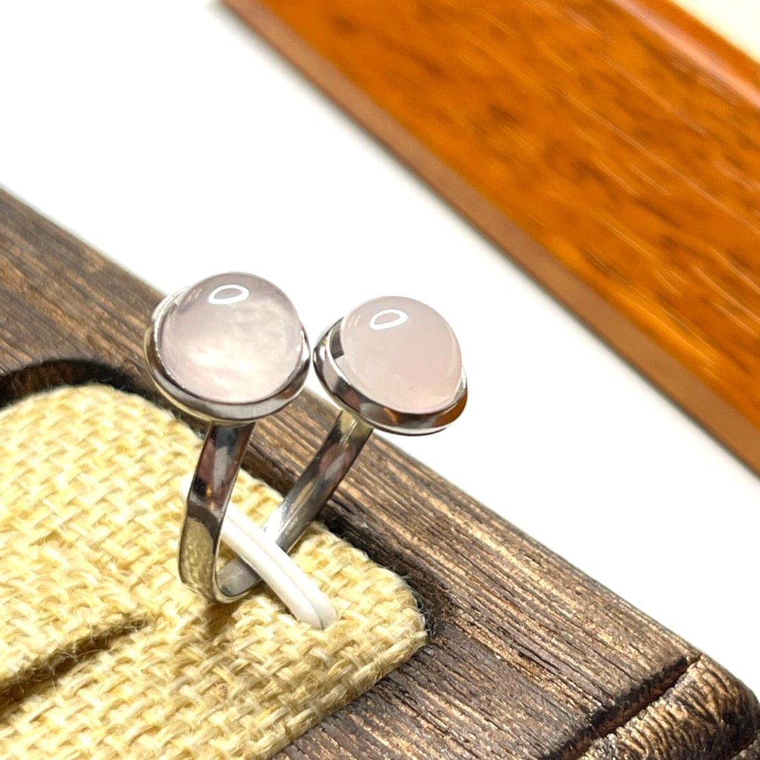 Support Bague Acier Inoxydable Argent 3