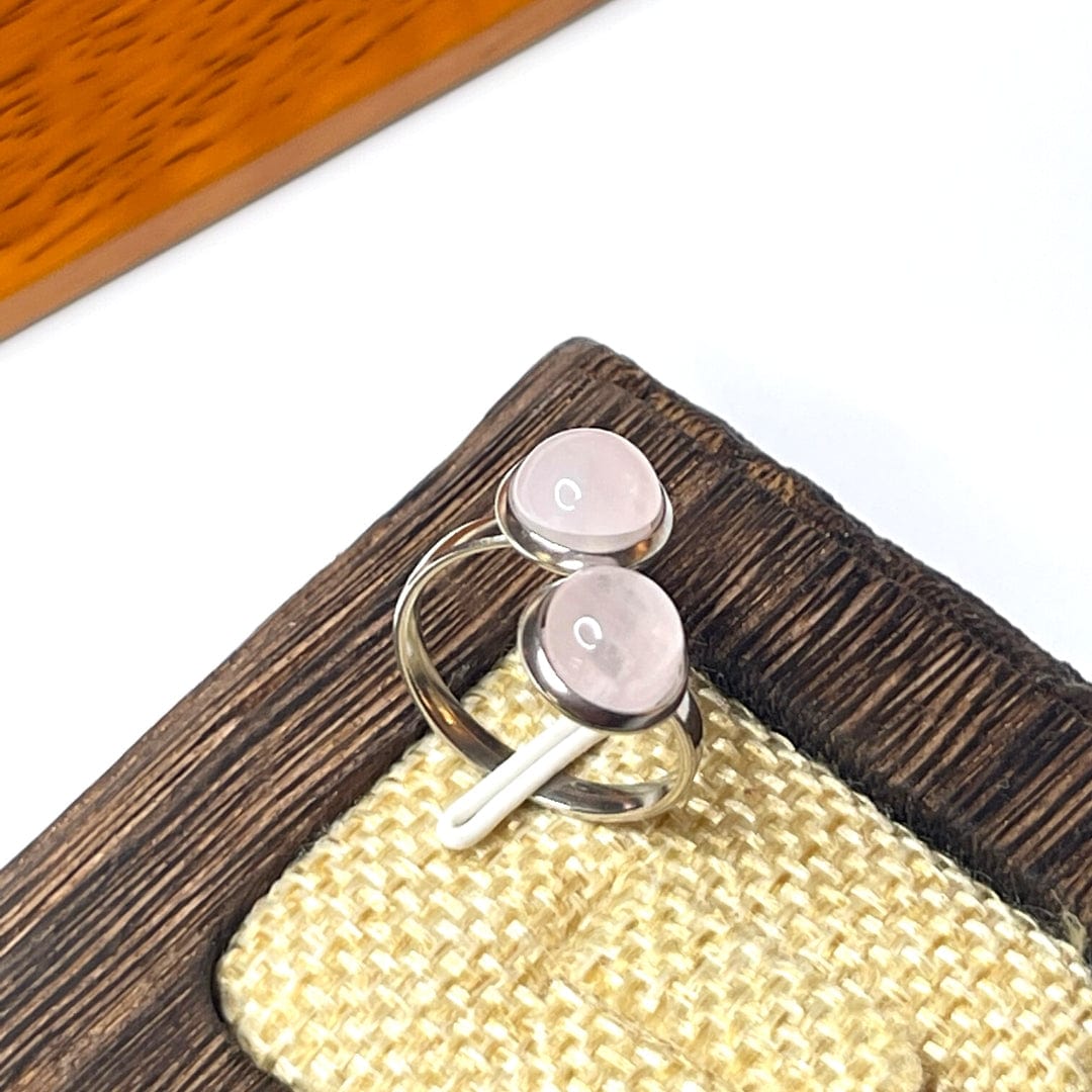 Support Bague Acier Inoxydable Argent