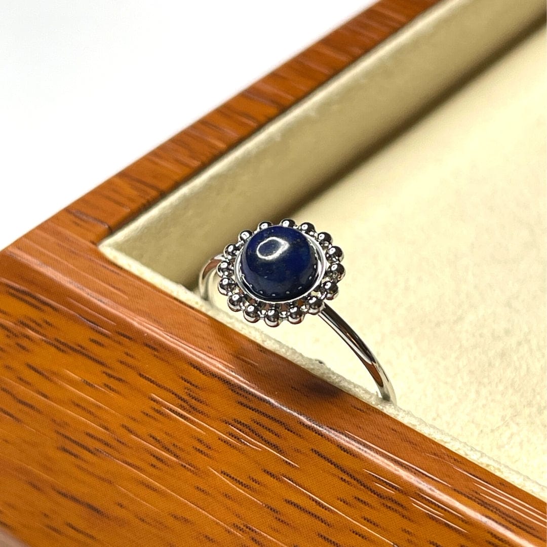 Support Bague Cabochon Acier Inoxydable doré