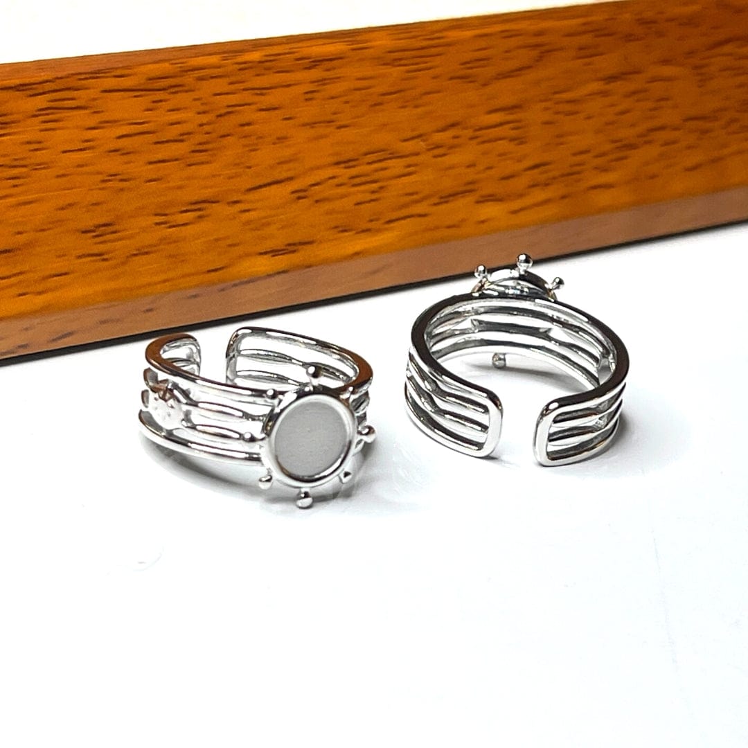 Support Bague Rond 304 Acier Inoxydable doré