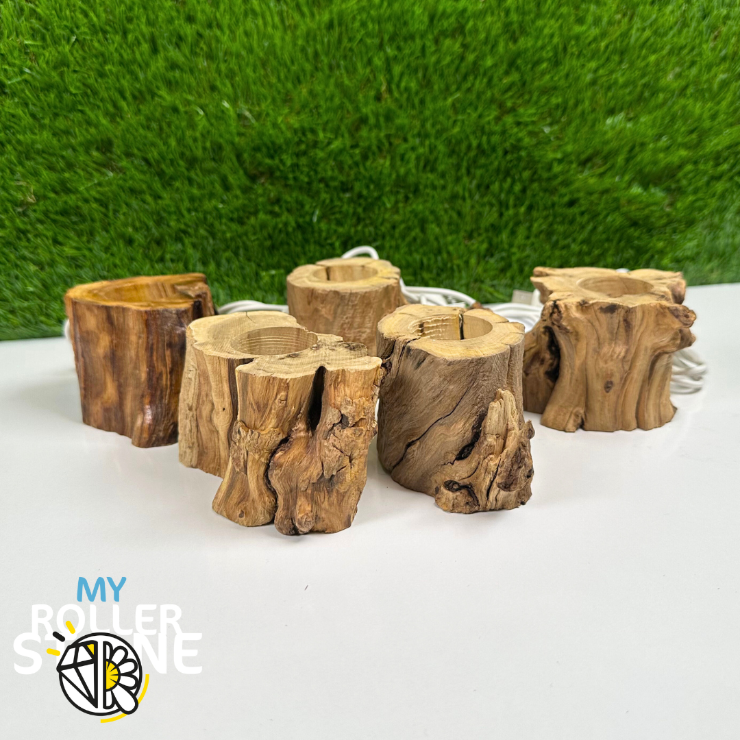 Support Bois et Led pour Sphère