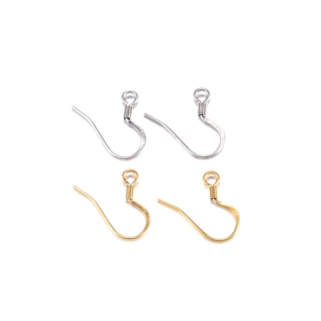 Boucles d'oreille acier - PVD doré - épaisseur 4mm - hauteur 20 + 2 Boucles d'oreille acier - PVD doré - épaisseur 4mm - hauteur 20 + 2
