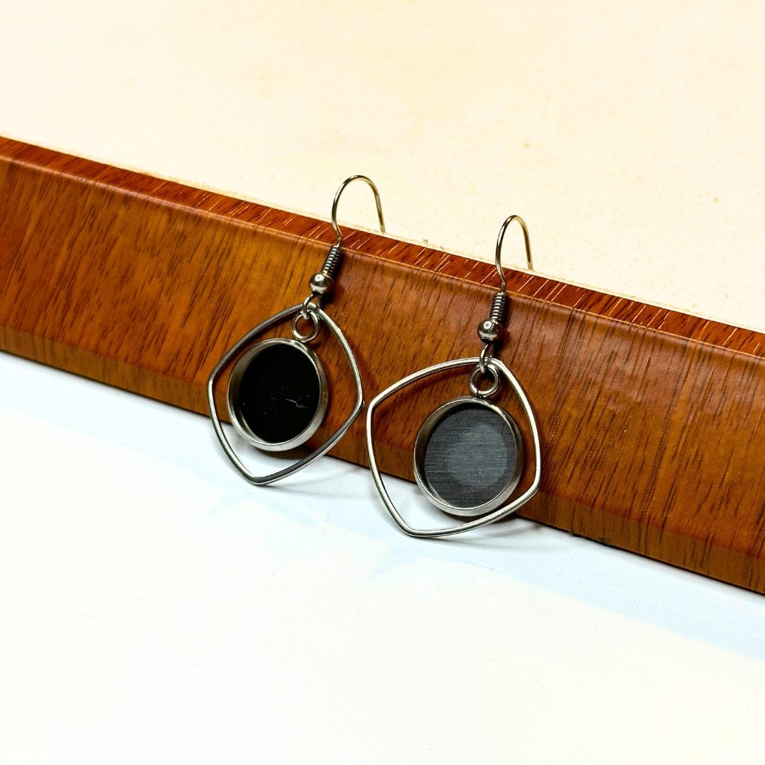 Support Boucles d&#39;Oreilles Cabochon