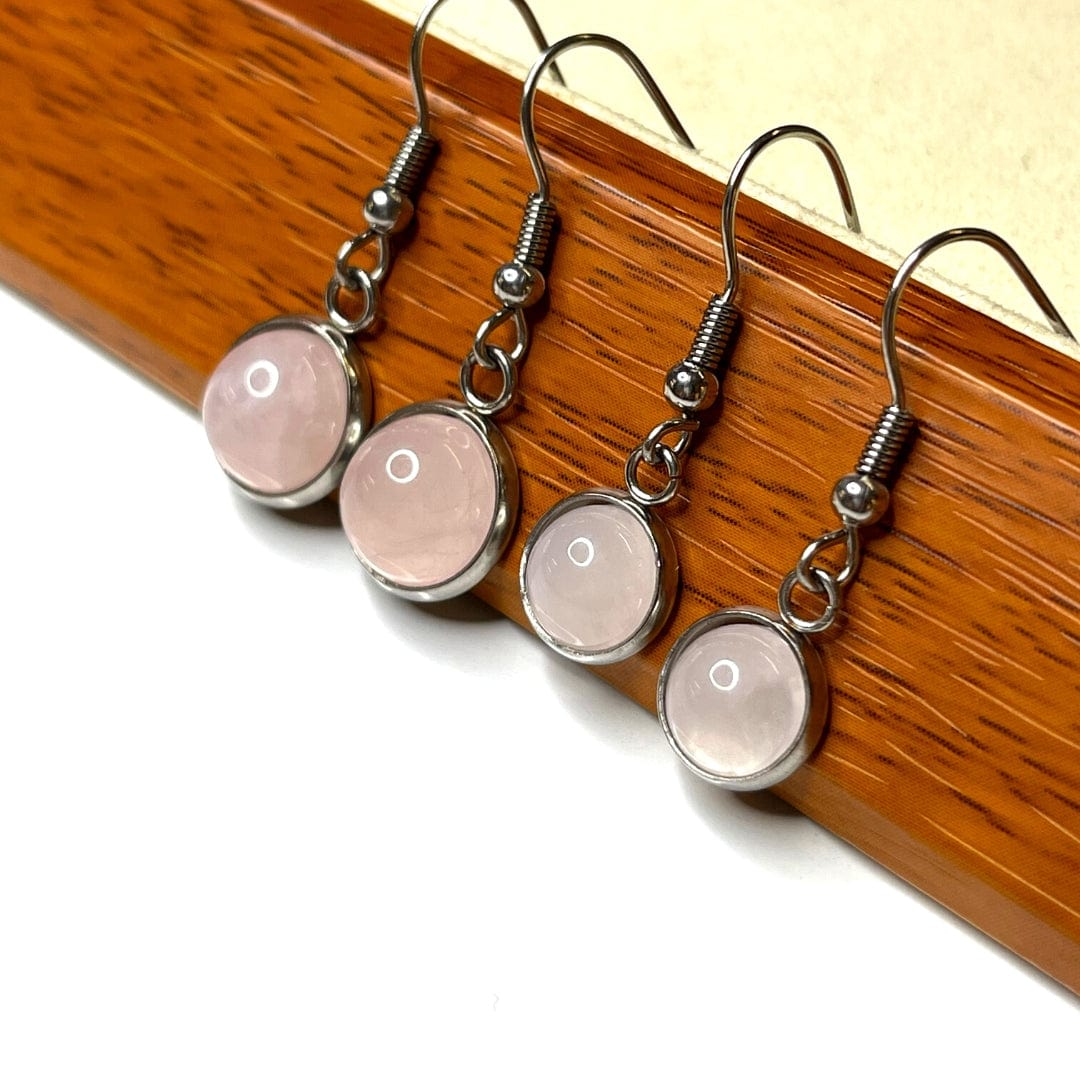 Support Boucles d'Oreilles Cabochon Acier Inoxydable