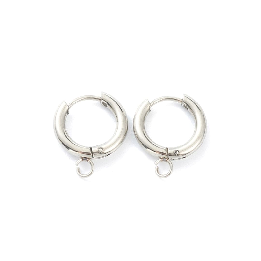 Support Boucles d&#39;Oreilles Créoles Argenté