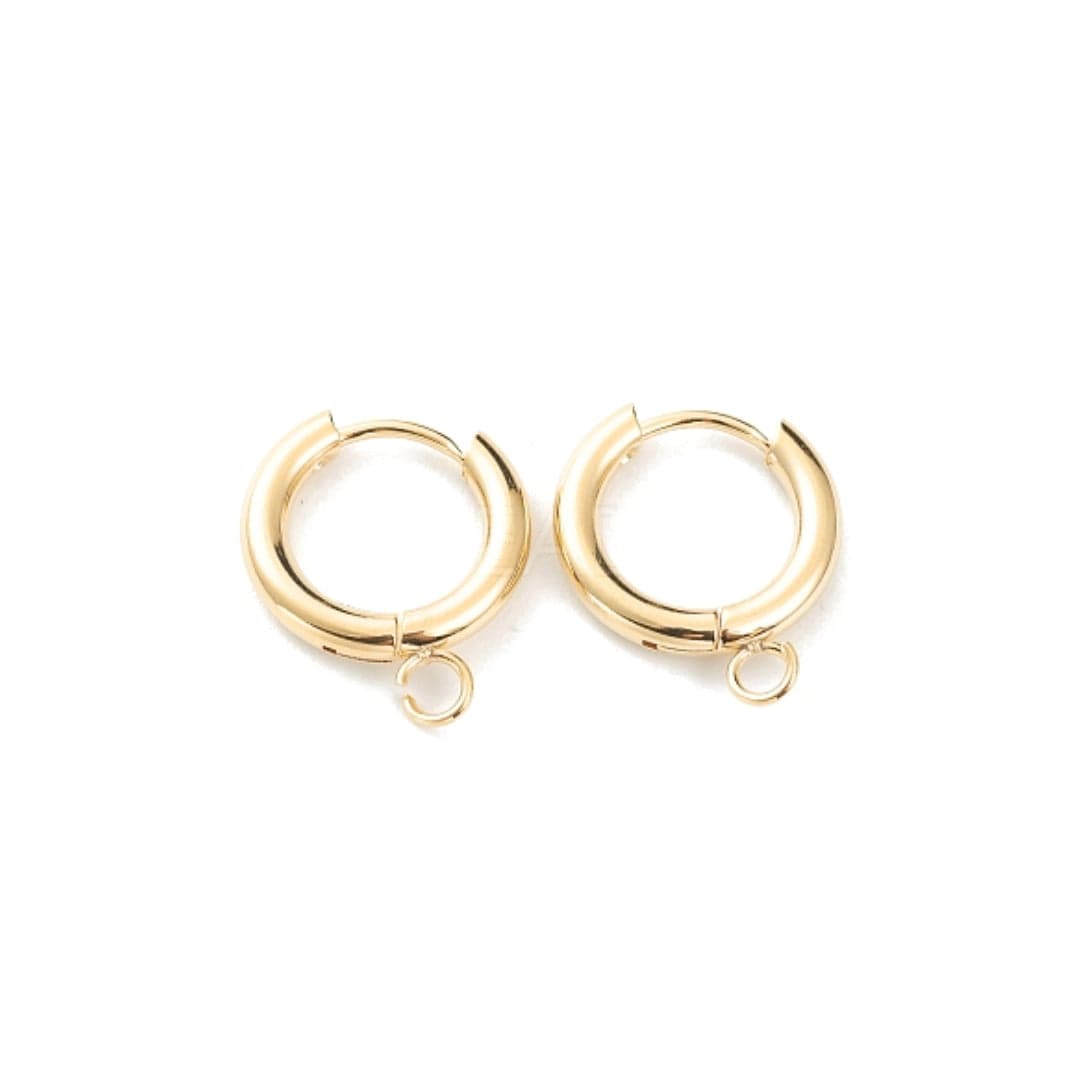 Support Boucles d'Oreilles Créoles Doré