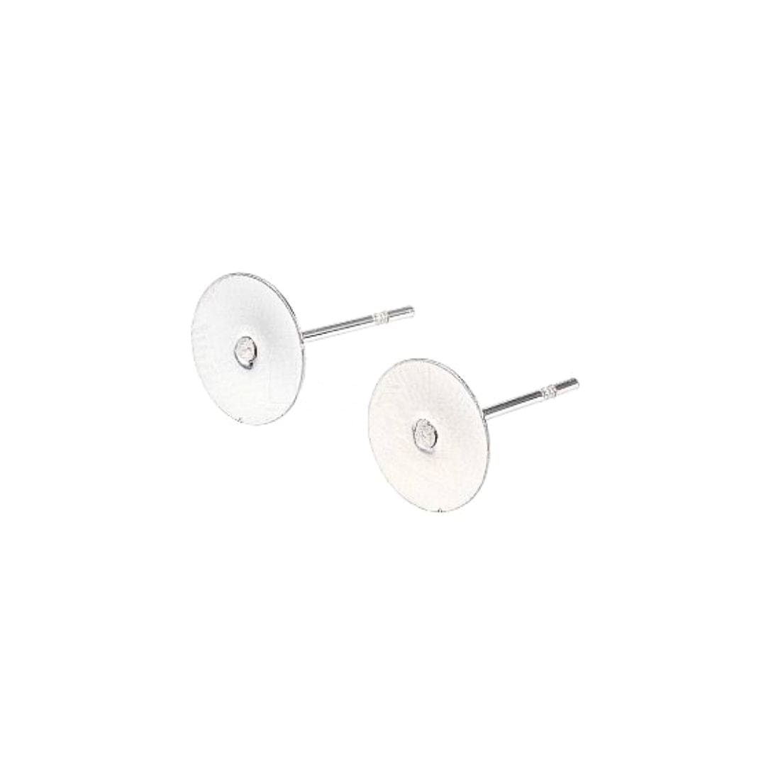 Support Boucles d'Oreilles Puces Cabochon 8mm