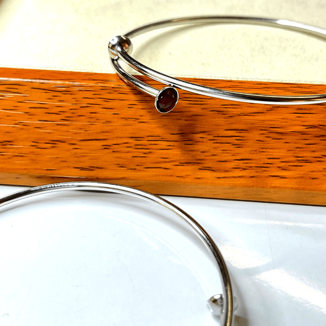 Support Bracelet Cabochon Argenté