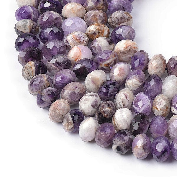 Naturale Rosa Opale 3 A 4 MM Sfaccettato Rondelle di Figura Della Pietra Prezios