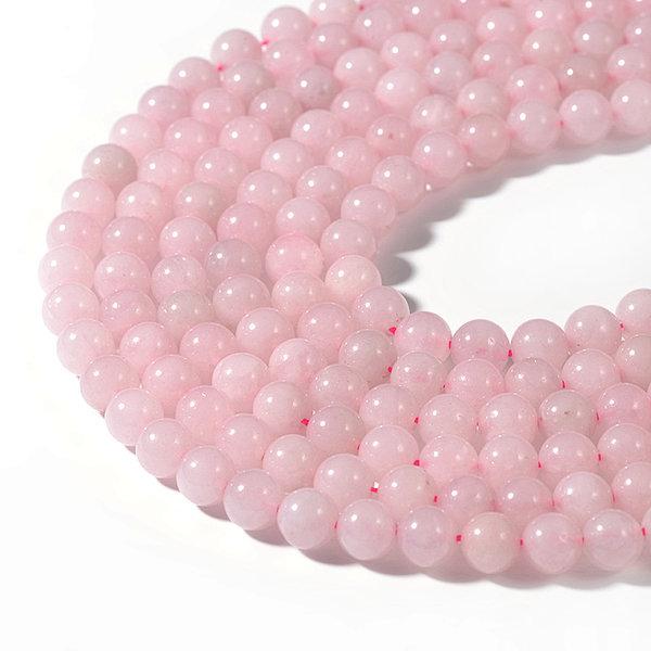 perle en quartz rose