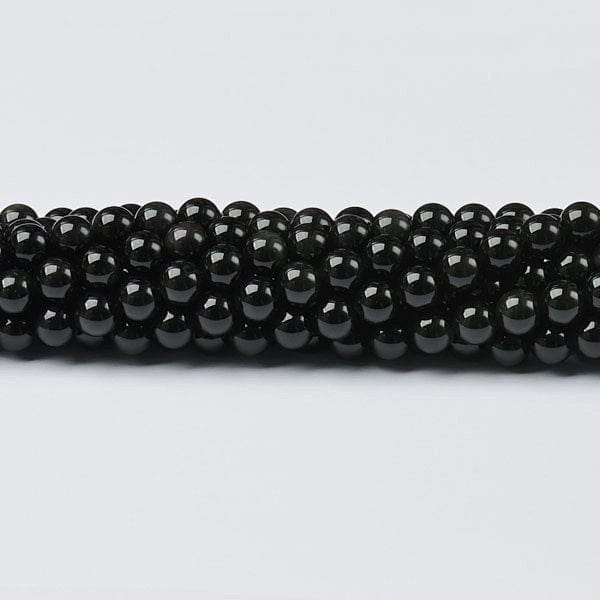 Perle obsidienne noire
